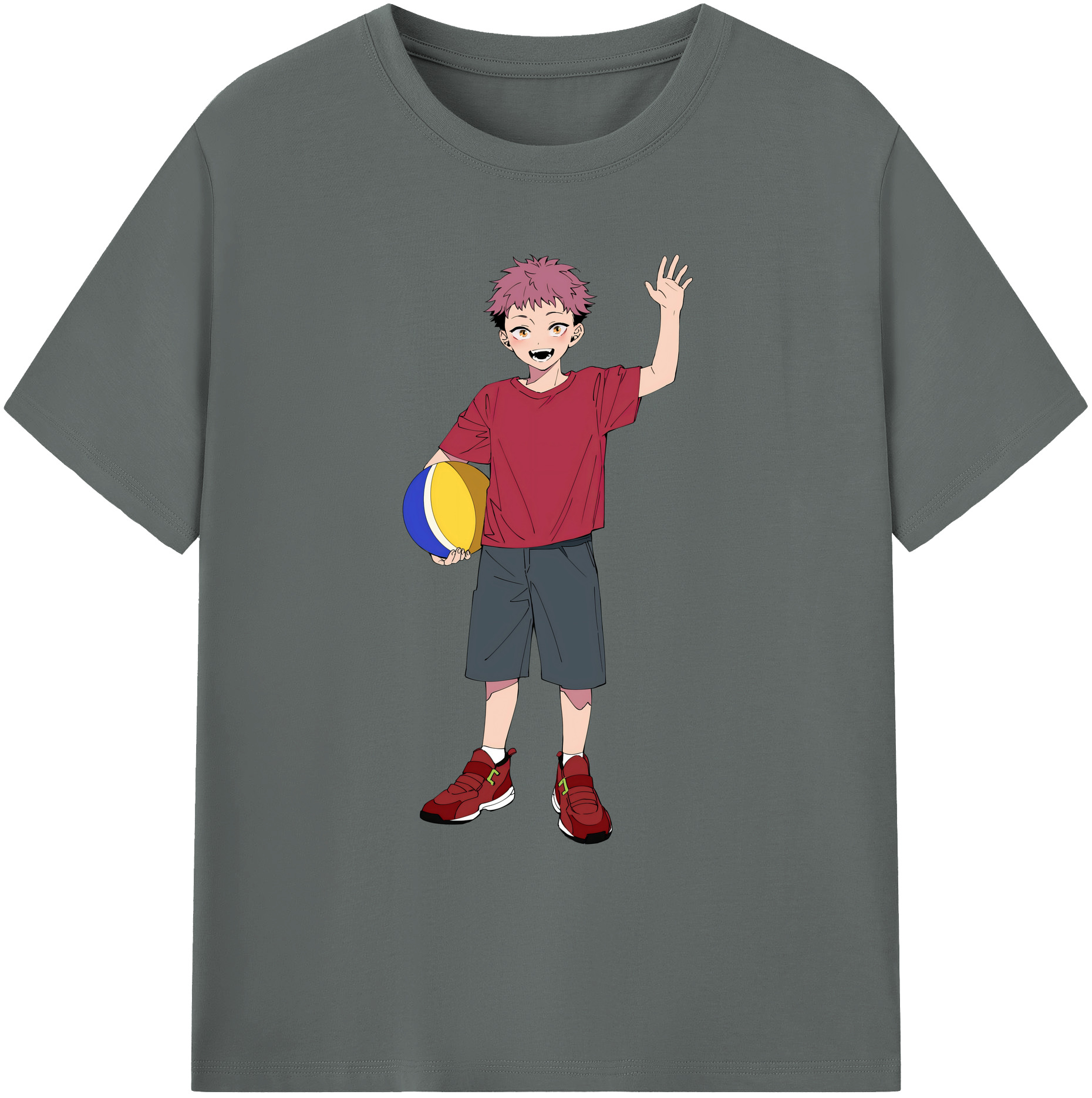 （画像用） 呪術廻戦 Jujutsu Kaisen 綿100％ メンズ半袖Tシャツ｜肌触りやわらか＆通気性